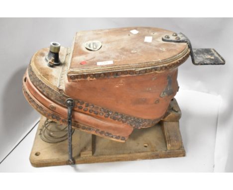A set of vintage industrial bellows