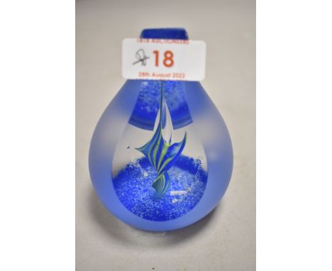 A modern limited edition Caithness art glass paper weight  no 302/500