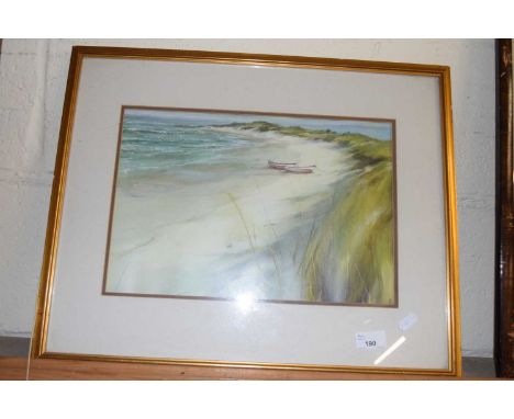 Betty Kemp - Winter in Norfolk, coloured print, framed and glazed