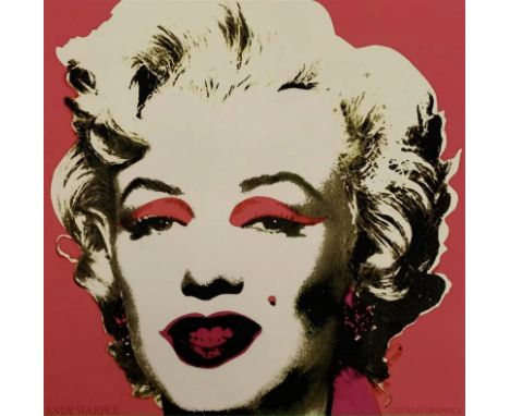 Andy Warhol-Marilyn Monroe Leo Castelli Print  Measures 12.00 X 12.00 Inches  Mounted to cardstock