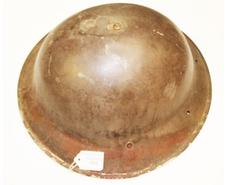 WW2 South African issue steel helmet. Complete with liner and chistrap. Proceeds of the sale to be donated to the Royal Briti