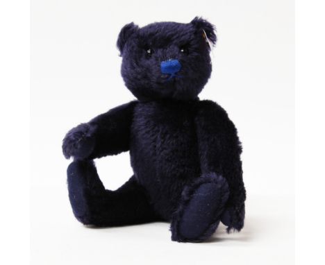 Steiff: A limited Margarete Steiff edition "Belfry Tebby bear" blue,24cm, No.00688, certificate present, within presentation 