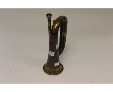 WW1 Great War era British Bugle, marked "Church Lads Brigade 1916".