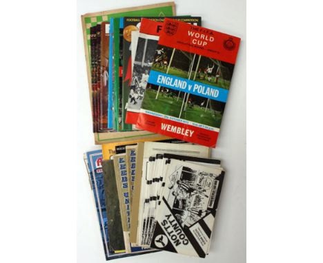 Miscellaneous Programmes: A small collection of assorted football programmes consisting of seven Football League Cup Final pr