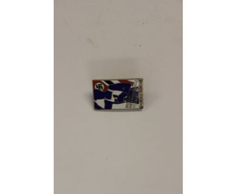 Third Reich Deutsche Winterkampfspiele 1934 Braunlage-Schierke enamel event badge.