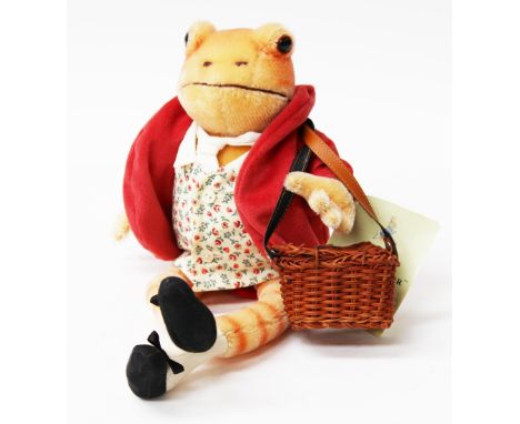 Steiff: A boxed limited Margarete Steiff edition "Mr. Jeremy Fisher",18cm, No.00240.