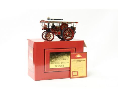 Britannia: 1:24 Midsummer Models, Britannia 'No.2668' Chas. Burrell & Sons Showmans Engine within original box with certifica