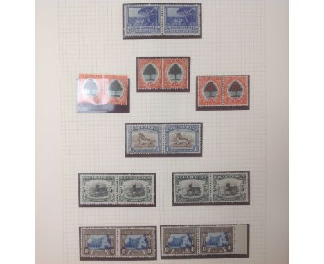 Countries S -T in 22 ring album. Range of Sigapore, Southern Rhodesian, South Africa, Spain, Trinadad & Tobago, used and um m