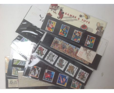 Banana box of Presentation packs and First Day Covers, Maundy, Great Britain, Chanel Islands and Gibraltar (6 albums and loos
