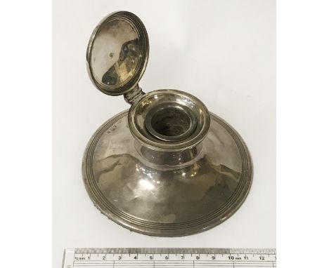 HM SILVER INKWELL 12.5 CMS (D) BASE