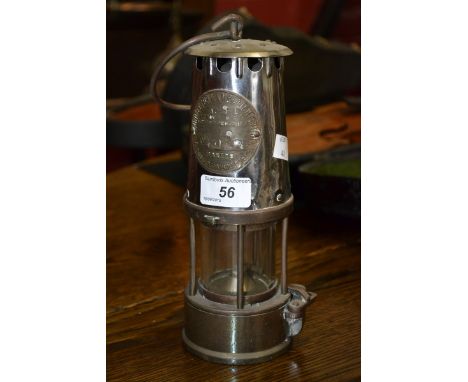 An Eccles miner's lamp