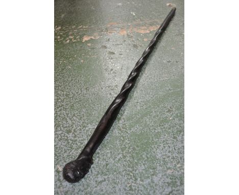 A tribal walking stick