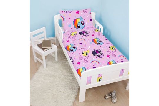 1 Brand New Bed In A Bag My Little Pony 4 Piece Junior Toddler Bedding Set Includes 0 Tog Quil - My Little Pony Bedding Toddler 1 Brand New Bed In A Bag My Little Pony 4 Piece Junior Toddler Bedding Set Includes 0 Tog Quil - My Little Pony Bedding Toddler