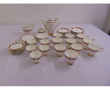 Paragon Elegance tea service to include teapot, milk jug, cups, saucers and plates (46)