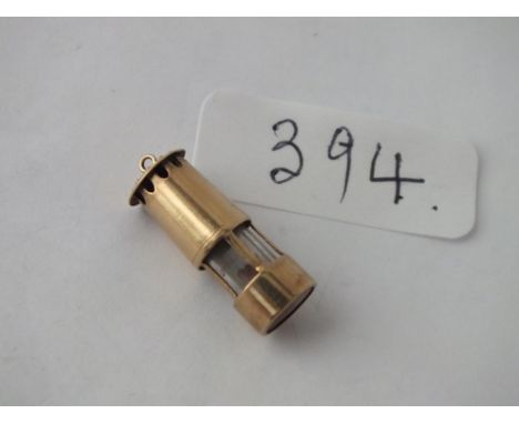 9ct Davy lamp charm       