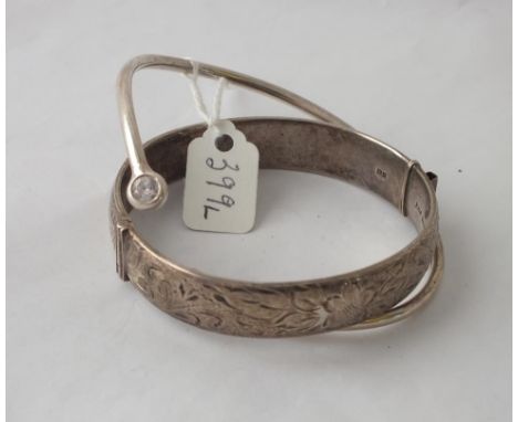 Silver bangle &amp; another      