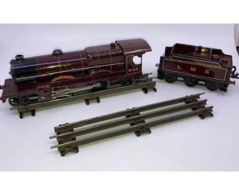 A Hornby 0 gauge Royal Scot engine and tender