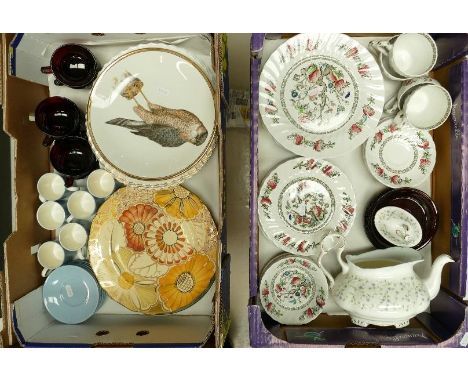 Collection of Wedgwood, Grays, Doulton &amp; Royal Albert: including Wedgwood Coffee set, Summer Sky Design, Royal Doulton it