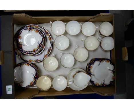 Royal Grafton teaware: 40 pieces of Royal Grafton teaware items to include cups, saucers, sugar &amp; milk jug, etc. (1 Tray)