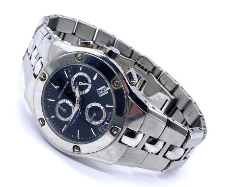 A gentleman's stainless steel Bulova Accutron chronograph