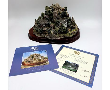 A large (approximately 30 cm wide) limited edition (0556/3000) Lilliput Lane model, 'Coniston Crag' (L2169, circa 1998), comp