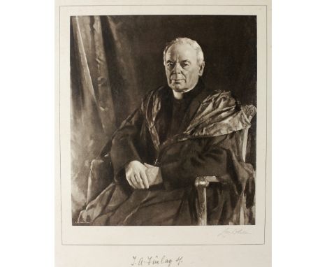 Leo Whelan, R.H.A. (1892 - 1956)"F.A. Finlay H." sepia print, approx. 47cms x 37cms (18 1/2" x 14 1/2"), signed by the artist