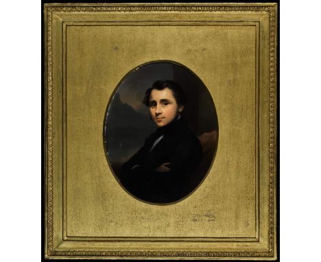 In the style of George Chinnery, English (1774 - 1852)"Portrait of the artist's brother, John Terry Chinnery (1770 - 1817)" o