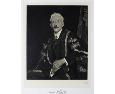 Sir William Orpen, KBE, R.A., R.H.A. (1878 - 1931)"Denis J. Coffey," sepia print, approx. 37cms x 29cms (14 1/2" x 11 1/2") s