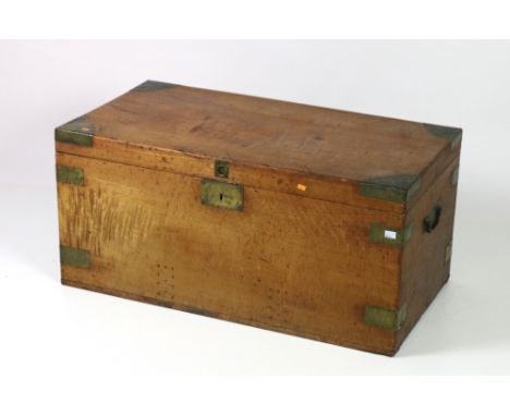 A good 19th Century brass bound camphorwood Trunk, with carrying handles. (1)Provenance:  The Mansfield Family, formerly of M