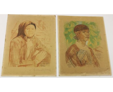 Portfolio: a collection of various Watercolours, Prints, and Engravings, various sizes, as a collection, w.a.f. (1)