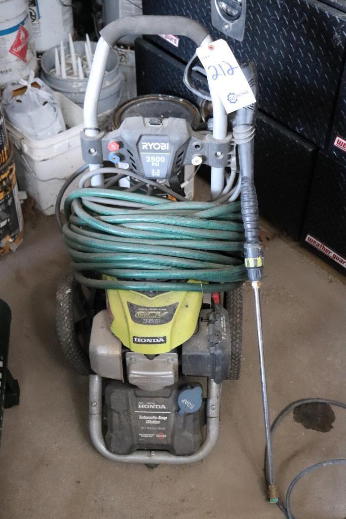 Ryobi 2800 psi gas pressure washer