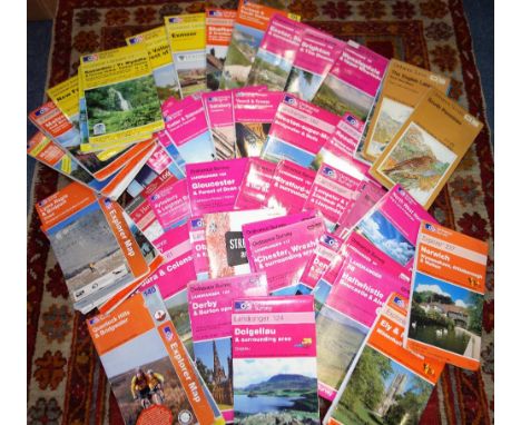 A LARGE COLLECTION OF ORDNANCE SURVEY MAPS