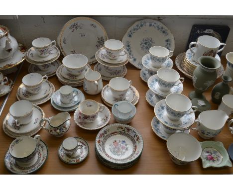 Teawares - a Royal Grafton part tea service; Copeland Spode Chinese Rose pattern ; Royal Albert Lavender Rose pattern;  etc q