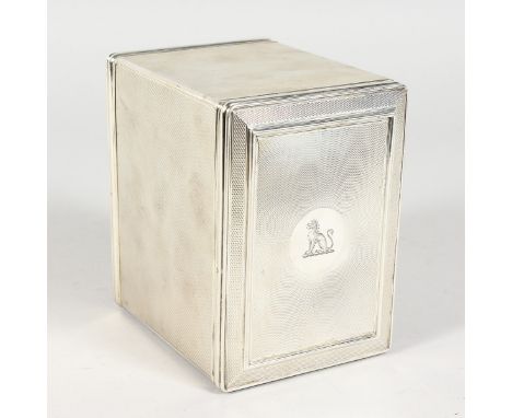 A SUPERB DOUBLE-ENDED TEA CADDY. London 1833.  Maker: CB &amp; WS.