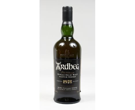 A BOTTLE OF 1975 LIMITED EDITION ARDBEG SINGLE ISLAY MALT SCOTCH WHISKY.