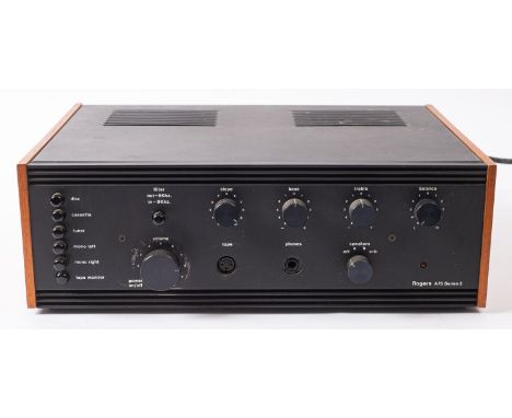 A Rogers A75 series 2 amplifier. Together with instruction manual.