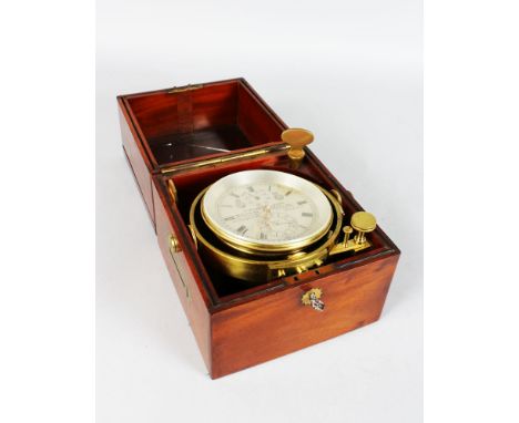 A SUPERB RARE TWO DAY BOXED CHRONOMETER by first firm of their day, VICTOR KULLBERG, Maker to the Admiralty, THE INDIAN AND I