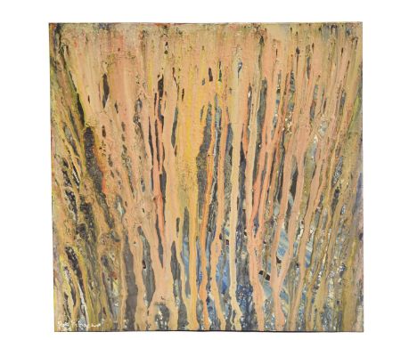 Made K. Dendesa (Indonesian 1971-2015) 'Abstract'
Oil on canvas, signed lower left corner, 121x120cm  CONDITION REPORT: Condi