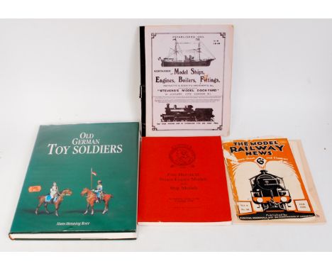 1928 facsimile 'Stevens Model Dockyard' catalogue for 1919, plus Early Model Railway locomotive of interest by CL Deity Vol. 