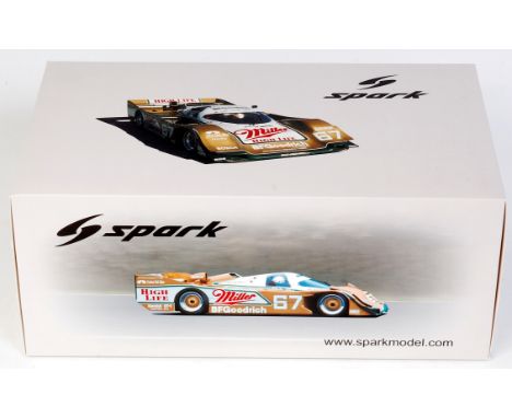 Spark Models Minimax 1/18th scale model of a Porsche 962, No.67 Winner Daytona 1989, model number 18AD89, in the original box