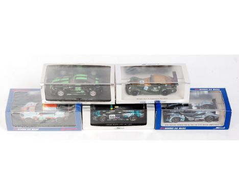 Spark Models 1/43rd resin Racing Car Group, 5 boxed as issued examples, to include S3732 Aston Martin Vantage No.97 LM 2012, 