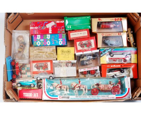 Collection of mixed boxed and loose modern issue diecast, to include Continental, Corgi Toys, Rami, Rio, Norev and others, to