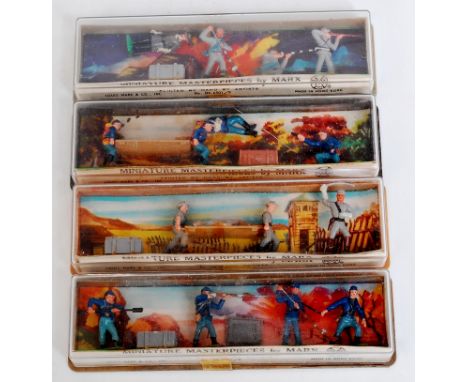 Louis Marx Miniature Masterpieces Group, 4 cased examples, (All VG-BG)