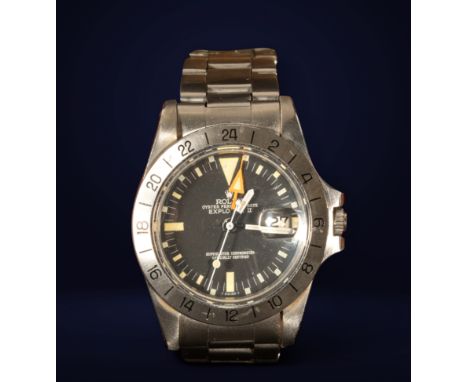 ROLEX Oyster Perpetual, Superlative Chronometer Officially Certified, "Explorer II" ref. 1655, for men on a stainless steel b