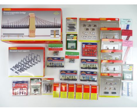 A quantity of OO Gauge accessories by HORNBY, BACHMANN and others - mostly sealed in original packets - VG/E in VG/E packets/