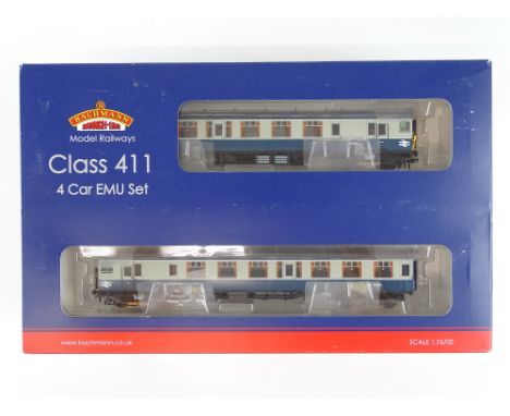 A BACHMANN OO Gauge 31-427 4CEP 4-car EMU in BR blue/grey livery - VG/E (looks barely used) in VG box