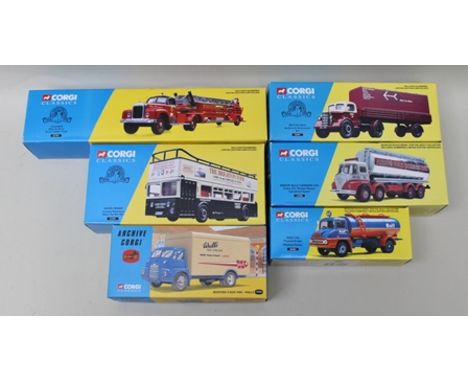 CORGI CLASSICS LIMITED EDITION & OTHER DIE-CAST COMMERCIAL VEHICLES including; British Rail Bedford O articulated set 18401, 