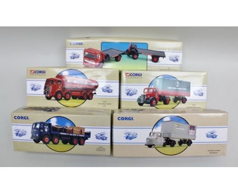 CORGI DIE-CAST COMMERCIAL VEHICLES including 97301 Bedford articulated London Brick Company, 97890 ERF Elliptical tanker ESSO