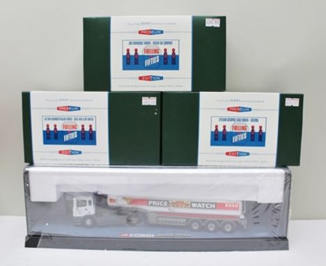 CORGI PREMIUM LIMITED EDITION 2000 FUELLING THE 50'S including CC11702 Guy Invincible Tanker Regent Oil Company, CC11604 Leyl