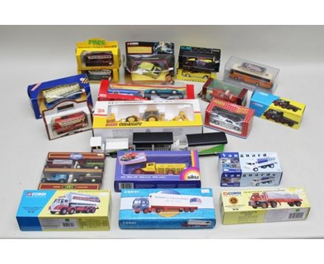 A LARGE ASSORTMENT OF DIE-CAST VEHICLES including; Corgi Classics Commercials 13701 Foden F21 Micky Mouse, 19901 BRS Bedford 